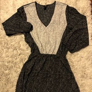 Black and white dress
